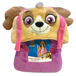 Детско одеяло с 3D качулка Скай Paw Patrol 110X140 cм | PAW213046-KOC - 3