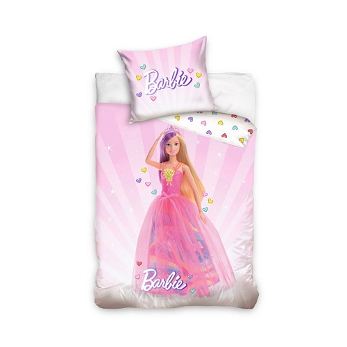 Детски спален комплект 2 части за момиче Barbie Pinк | BARB213002-1