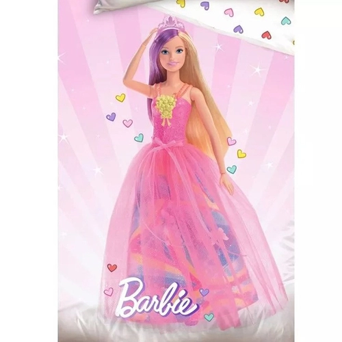 Детски спален комплект 2 части за момиче Barbie Pinк | BARB213002-1 - 2