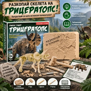 Комплект за разкопки на Трицератопс | SONNE1259 - 7