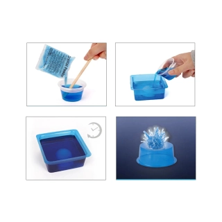 Детски научен експеримент - Отглеждане на светещи кристали | SONNE1266 - 3