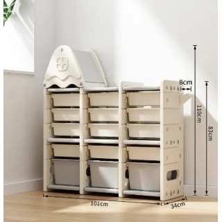 Органайзер за играчки House бял цвят | Sonne262 - 2