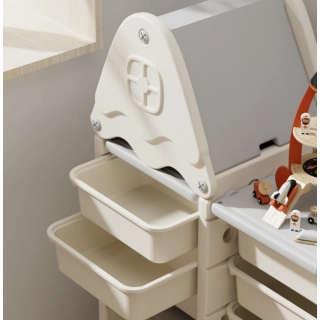 Органайзер за играчки House бял цвят | Sonne262 - 4