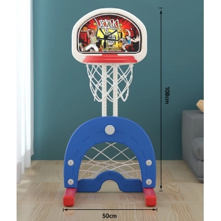 Детски баскетболен кош Ninjas с футболна врата | Sonne267 - 5
