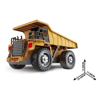 Детски радиоуправляем строителен самосвал с барели и конуси | SONNE1299 - 2