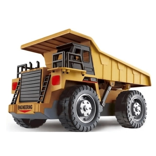 Детски радиоуправляем строителен самосвал с барели и конуси | SONNE1299 - 3