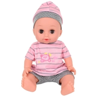 Детска кукла бебе момиче с множество аксесоари и количка 305 | SONNE1300 - 3