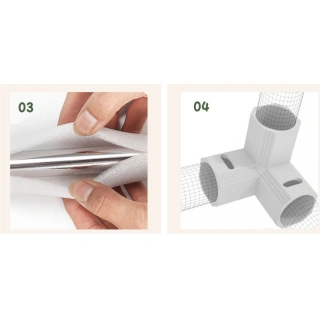 Бебешка кошара JumpiPlay с килим 120x120 см с безопасна зона | SONNE1301 - 3