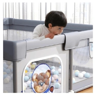 Bear Buddies Play Yard – бебешка кошара с килим 120x120 см | SONNE1302 - 3