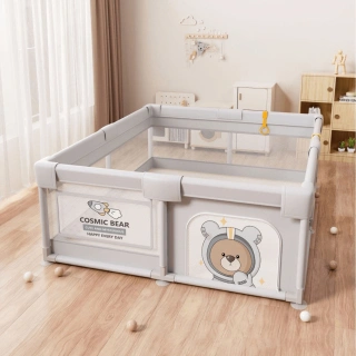 AstroCub PlayZone – бебешка кошара 150x180 см с мече | SONNE1304 - 8