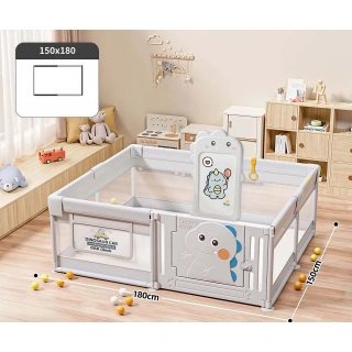 Ограда за игра DinoBox с баскетболен кош и магнитна дъска | SONNE1312 - 13