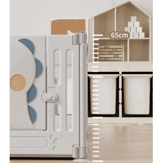 Ограда за игра DinoBox с баскетболен кош и магнитна дъска | SONNE1312 - 17