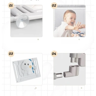 Ограда за игра DinoBox с баскетболен кош и магнитна дъска | SONNE1312 - 6