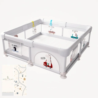 Мека ограда DINO DRIVE L – 150x200 см с декорации и джоб | SONNE1315 - 1