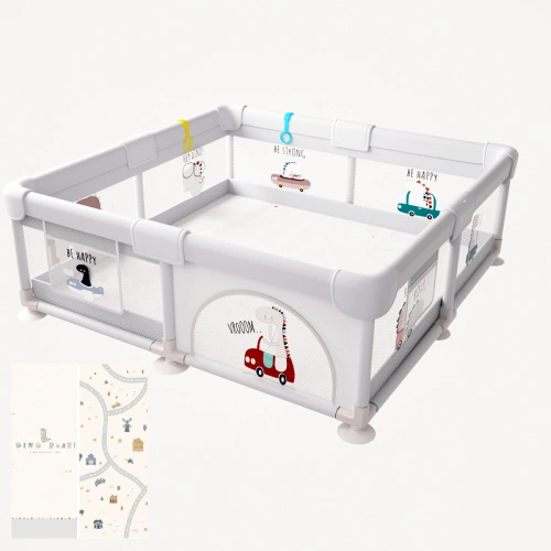 Мека ограда DINO DRIVE L – 150x200 см с декорации и джоб  | SONNE1315